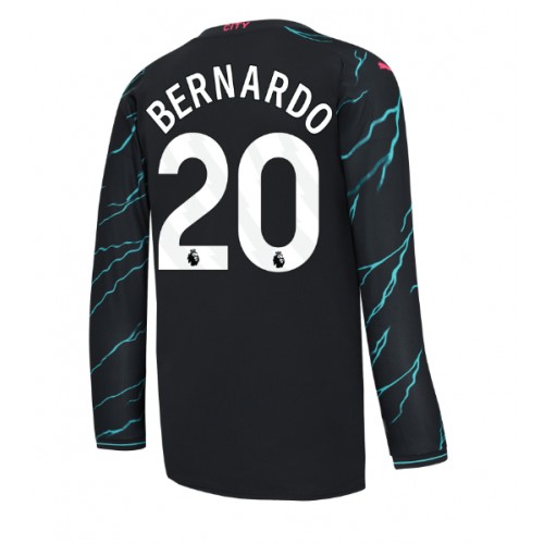 Maillot de foot Manchester City Bernardo Silva #20 Troisième 2023-24 Manche Longue